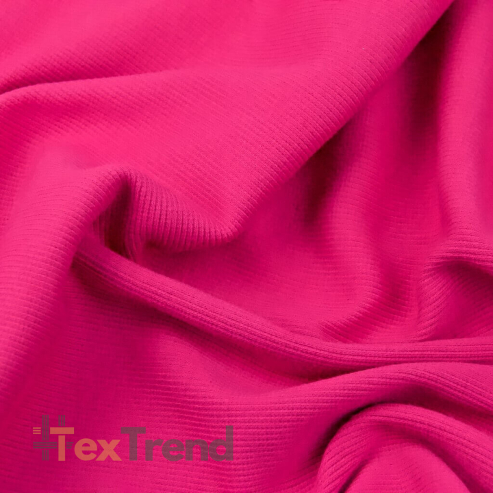 Rippstrickstoff (Bündchen) - fuchsia  