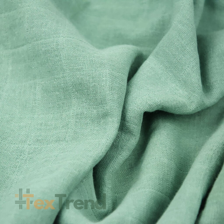 Baumwoll-Musselin Salbei  