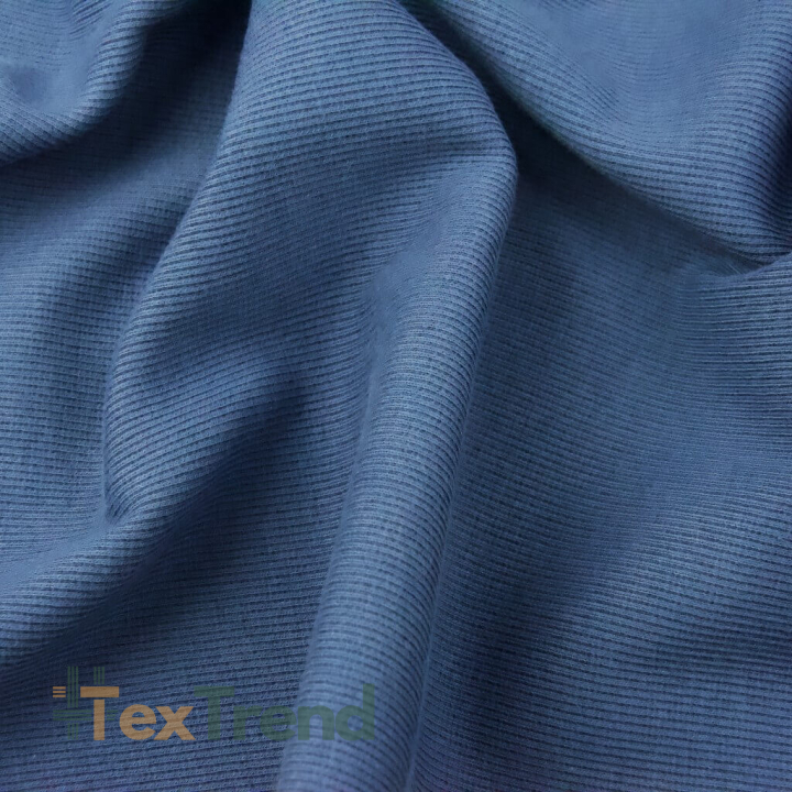 Rippstrickstoff (Bündchen) - jeansblau  