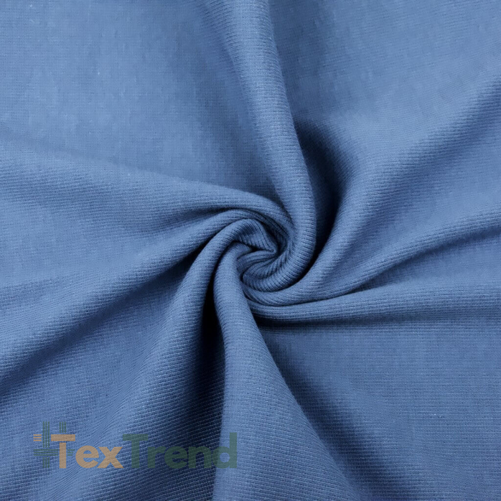 Rippstrickstoff (Bündchen) - jeansblau  