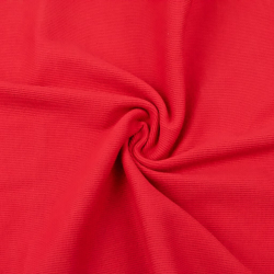 Rippstrickstoff (Bündchen) - rot  