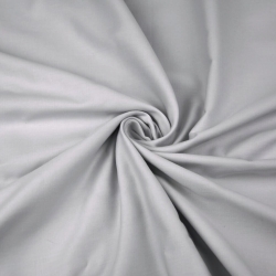 Grauer Baumwollsatin - 220cm  