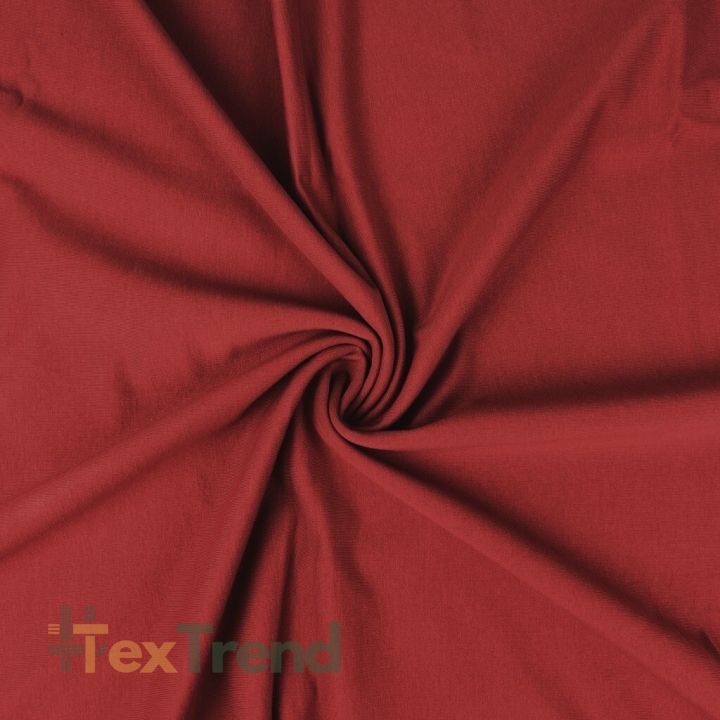 Sweatstoff Loop - einfarbig ziegelrot - 280g  