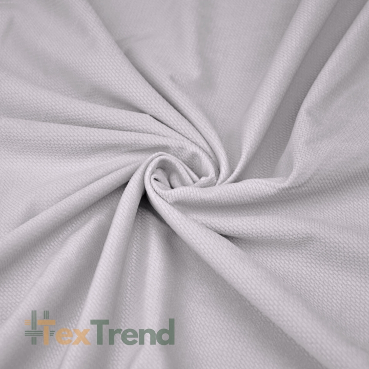 Velours glatt hellgrau (Gray)  