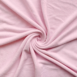 Frottee-Jersey hellrosa  