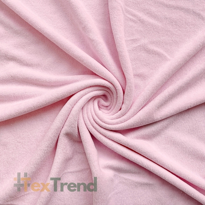 Frottee-Jersey hellrosa  