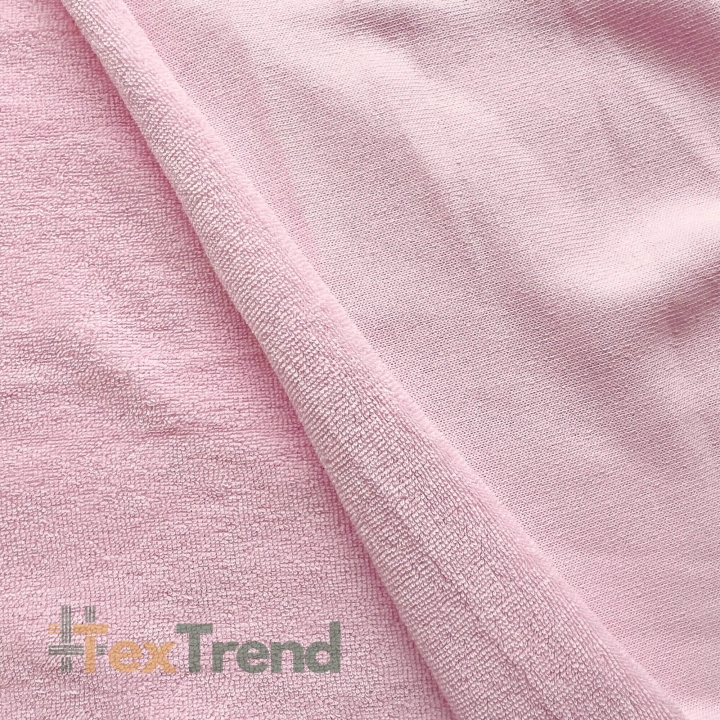 Frottee-Jersey hellrosa  