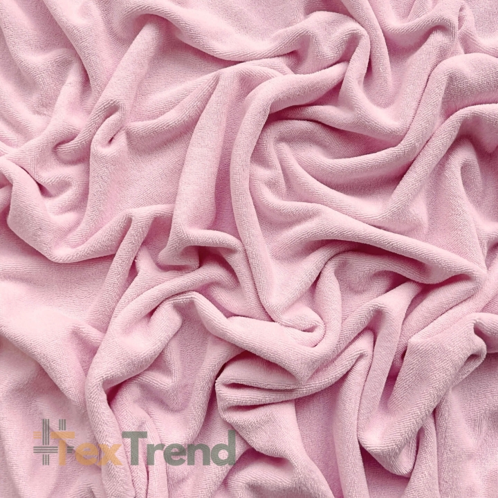 Frottee-Jersey hellrosa  