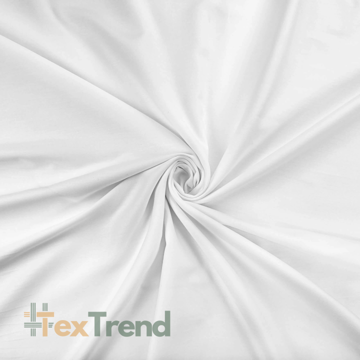 Premium-Satin weiß 225cm (sanforisiert)  