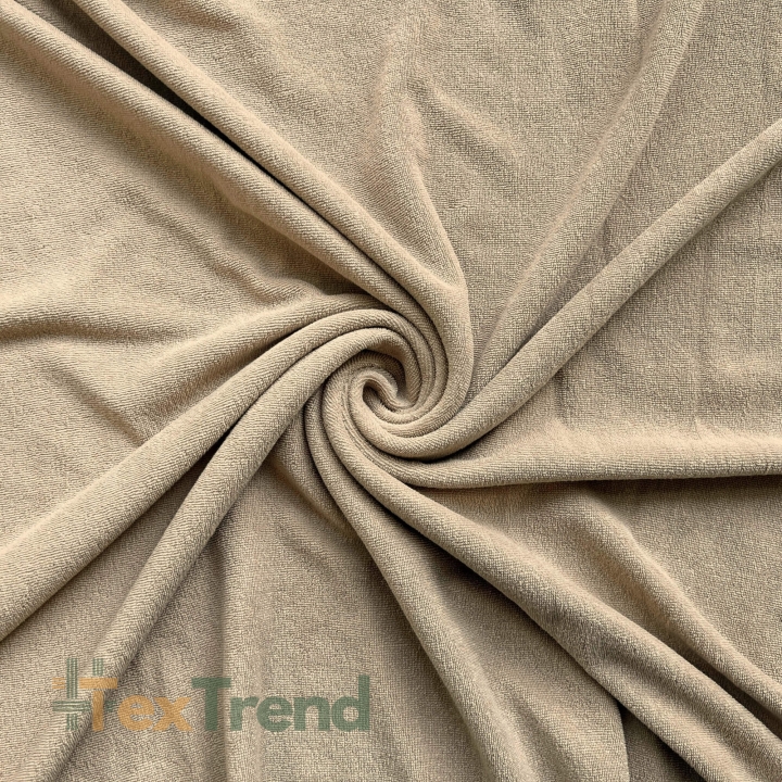 Frottee-Jersey beige (Vanilla)