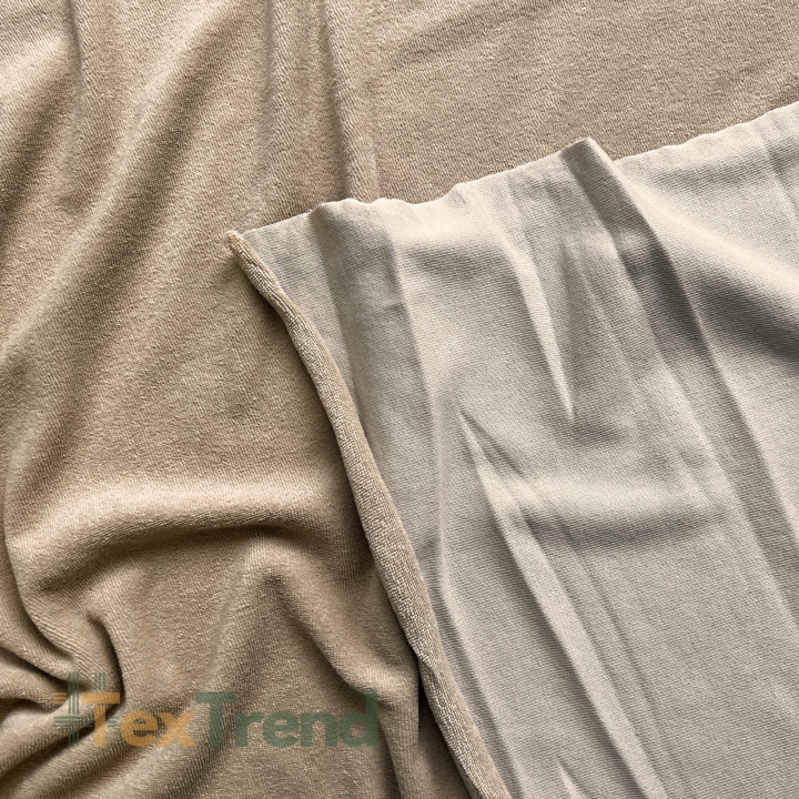 Frottee-Jersey beige (Vanilla)