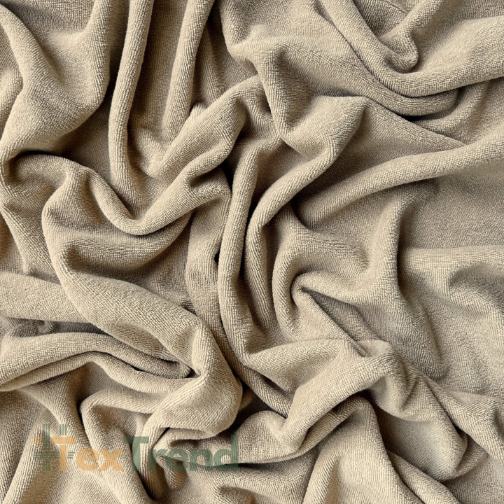 Frottee-Jersey beige (Vanilla)