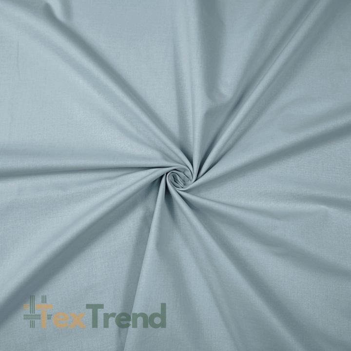 Baumwolle 100% einfarbig grau-blau - 1044  