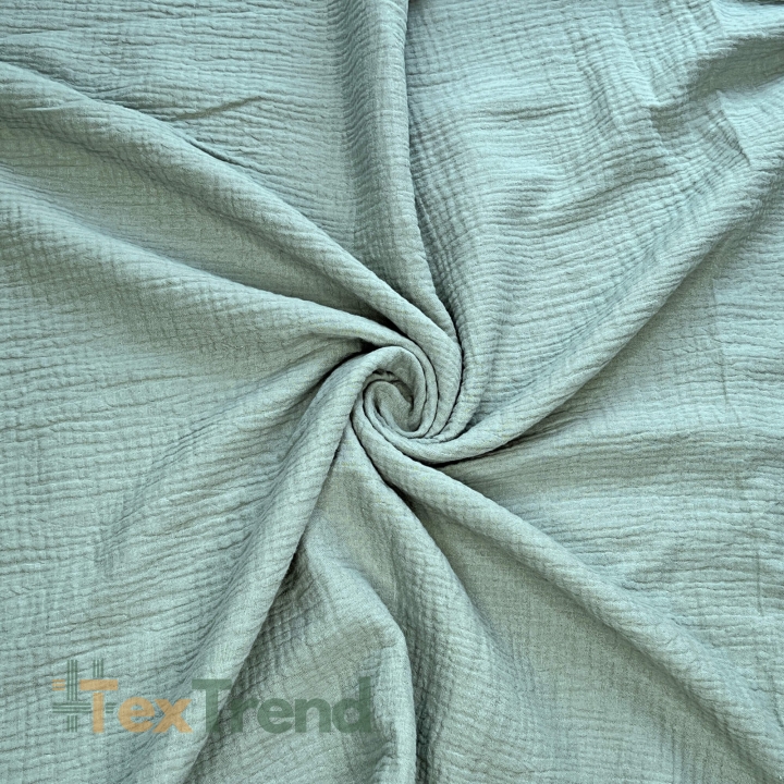 Musselin double gauze Salbei (Salvia)  