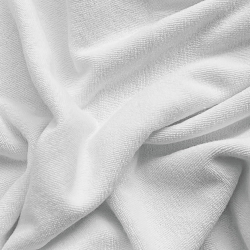 Frottee-Jersey weiß  