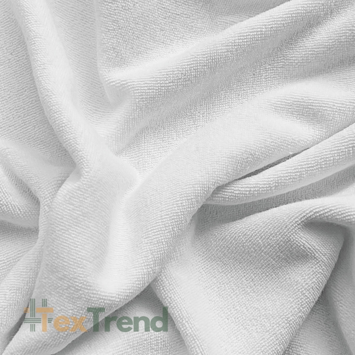 Frottee-Jersey weiß  