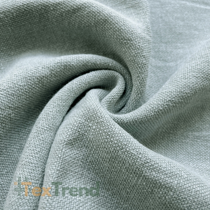 Dekorationsleinen - 550g - 140cm - helles tauben grau (mit salbeifarbenem Farbton)  