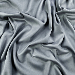 Premium-Satin grau 225cm (sanforisiert)  
