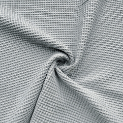 Baumwolle Waffel - Taubengrau  