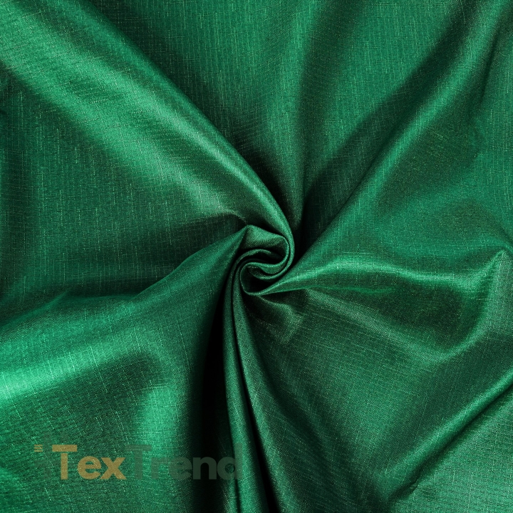 Tischdeckenstoff fleckenabweisend grün - Leinenmuster  