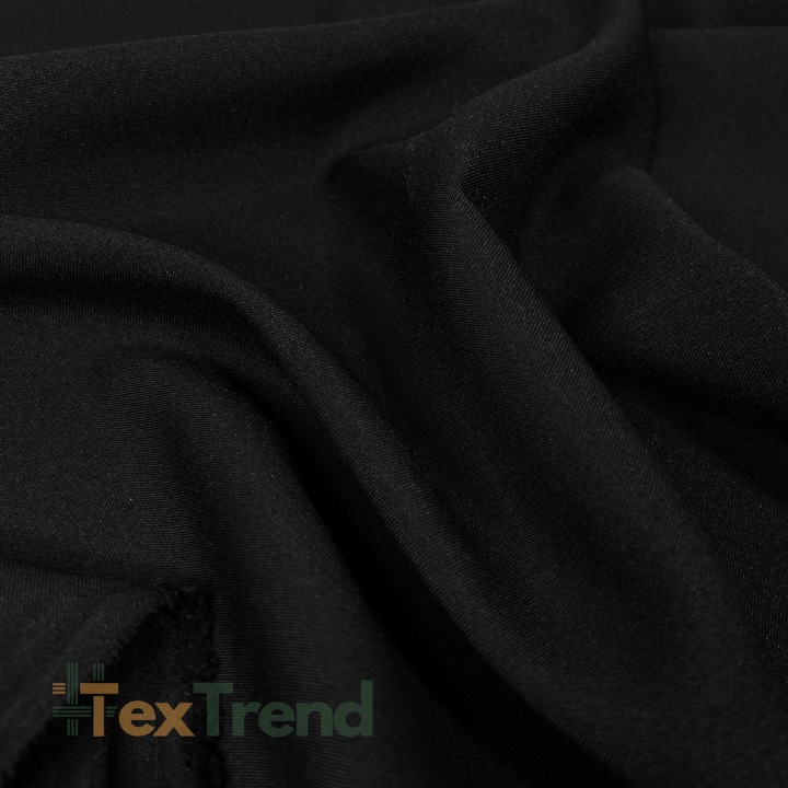 Panama Stretchstoff schwarz  