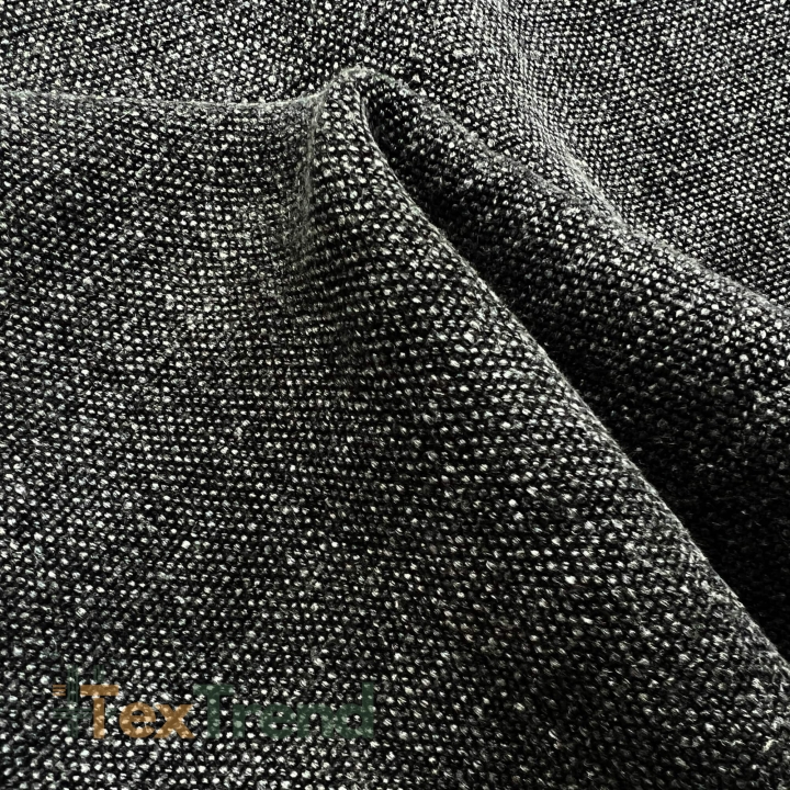 Leinen Dekostoff - 580g - 140cm - graphitfarben  