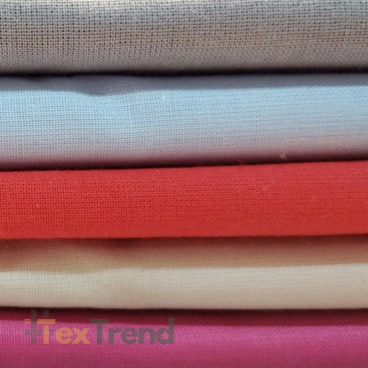 Baumwollstoffe einfarbig 220cm MIX Reste, Endstücke - 1kg  