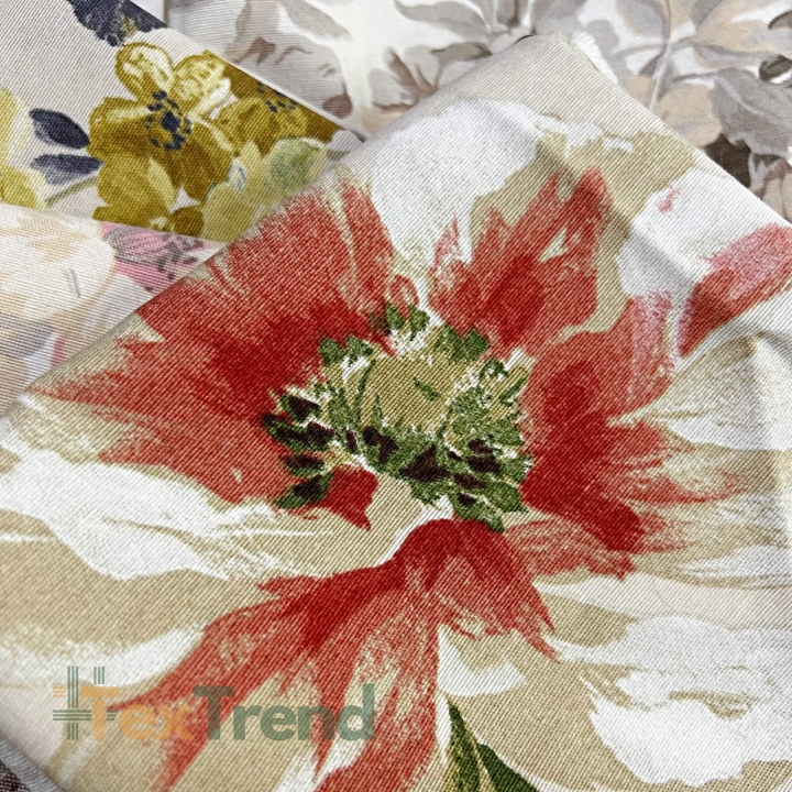 Canvas Vorhangmuster MIX Reste, Endstücke - 1kg  