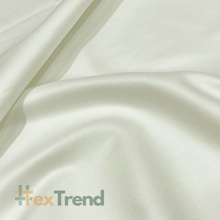 Premium Baumwollsatin - Sahne  