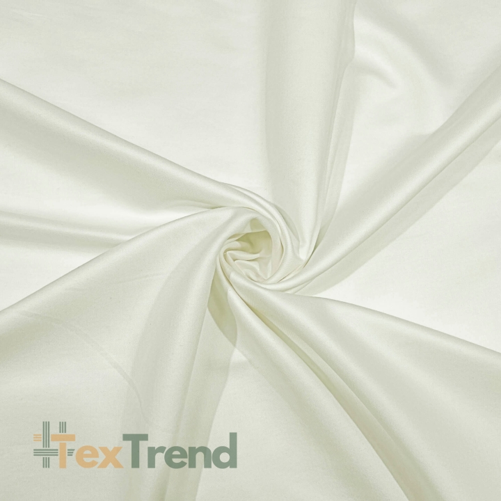 Premium Baumwollsatin - Sahne  