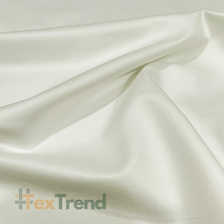 Premium Baumwollsatin - Sahne  