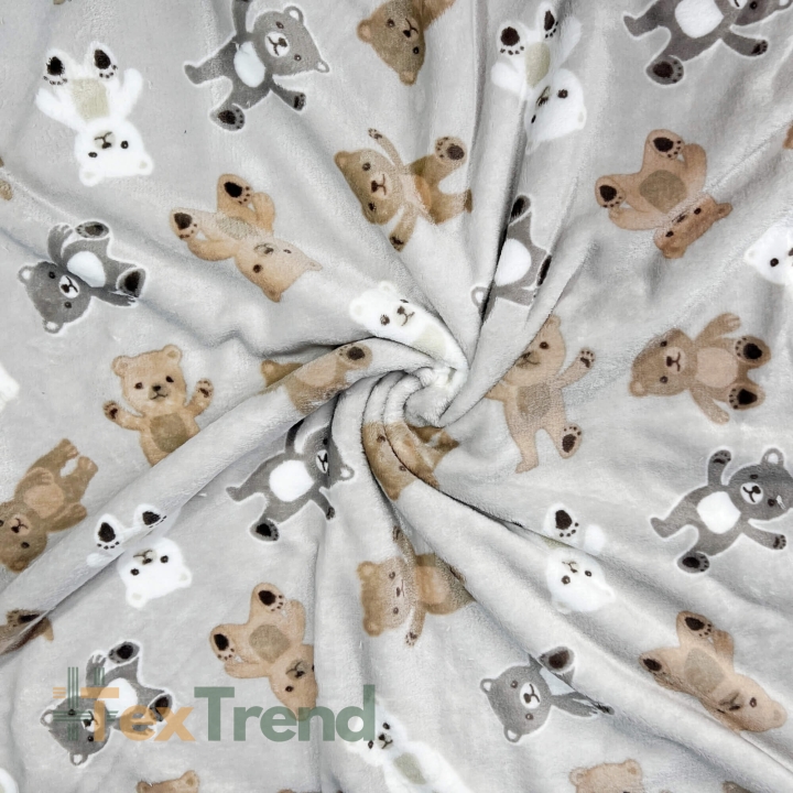 Polar plus Bären auf grau-beigem Hintergrund  