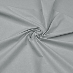 Baumwolle 100% einfarbig matt grau - 57  