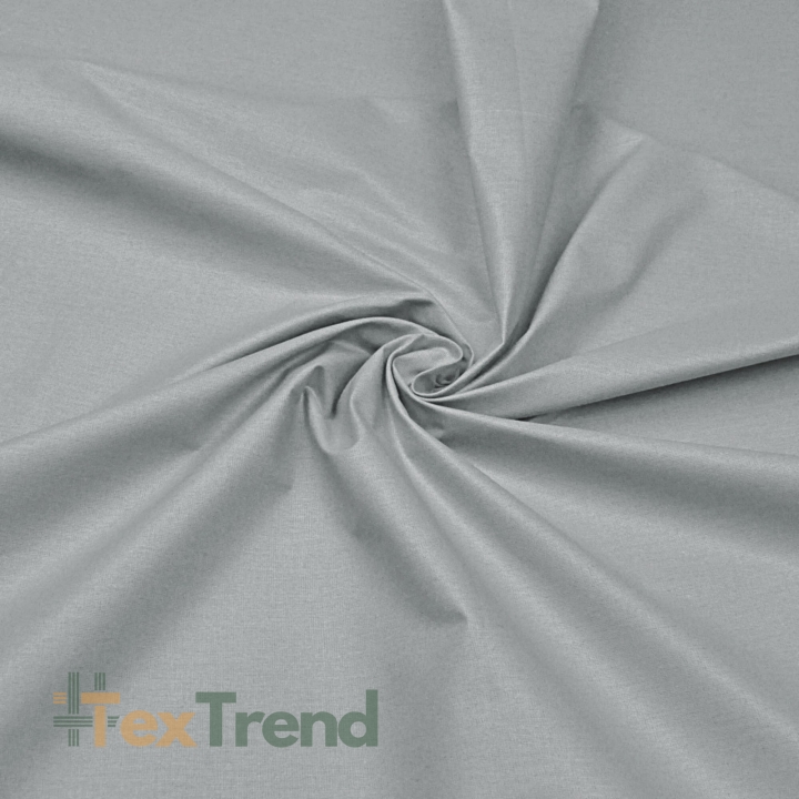 Baumwolle 100% einfarbig matt grau - 57  