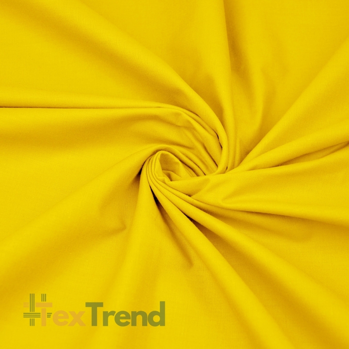 Baumwolle 100% einfarbig gelb 220cm - 6 (KT)  