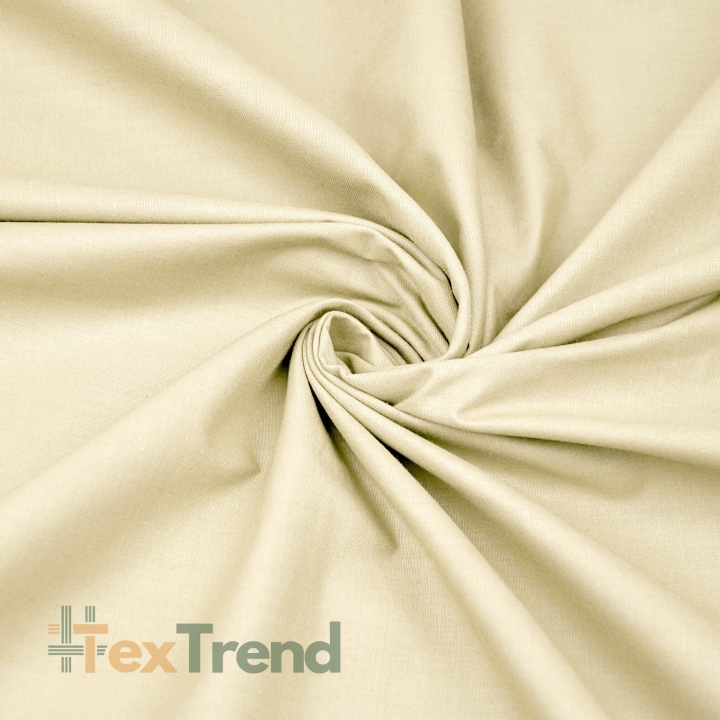 Baumwolle 100% einfarbig beige 220cm - 81(KT)  