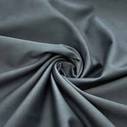 Dunkelgraue Premium-Satin 225cm (sanforisiert)  
