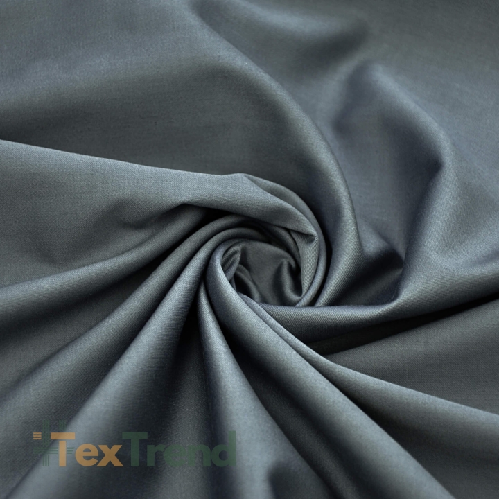 Dunkelgraue Premium-Satin 225cm (sanforisiert)  