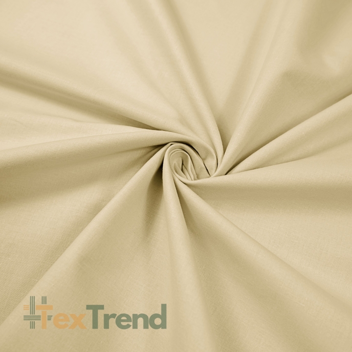 Baumwolle 100% einfarbig warmbeige (KR)  