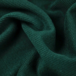 Rippstrick (Bündchen) - flaschengrün  