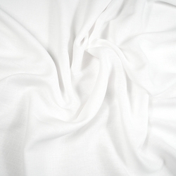 Leinen 100% Bekleidungsstoff weiß - 185g  