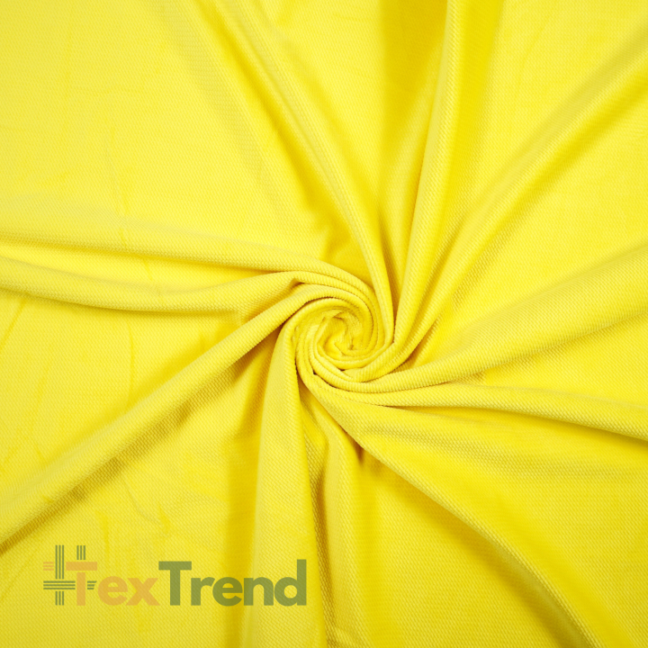 Glattes Samt gelb (kanariengelb)  