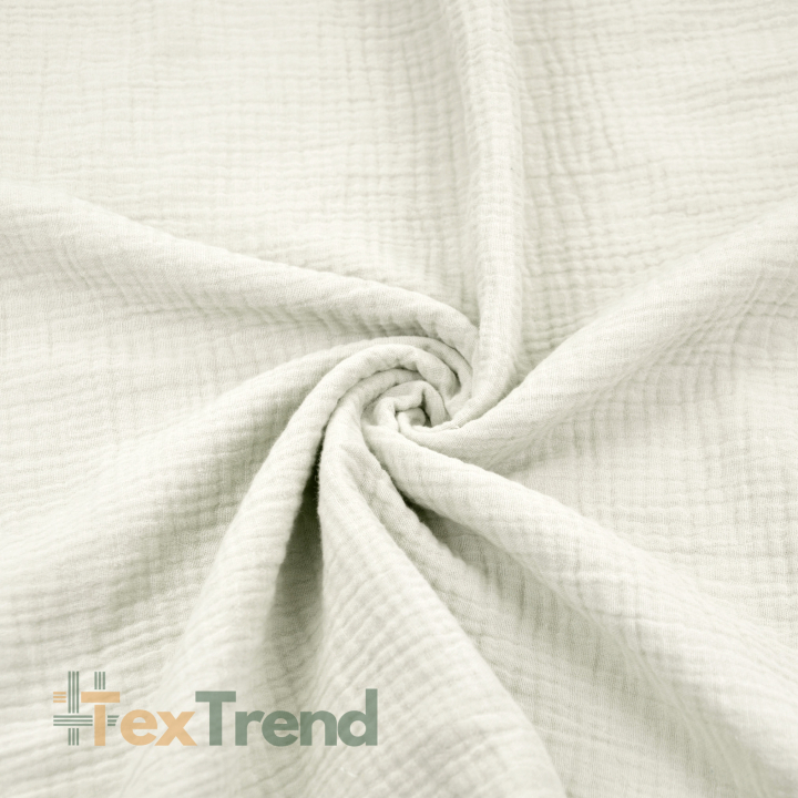 Musselin Double Gauze Elfenbein (Soft Cream)