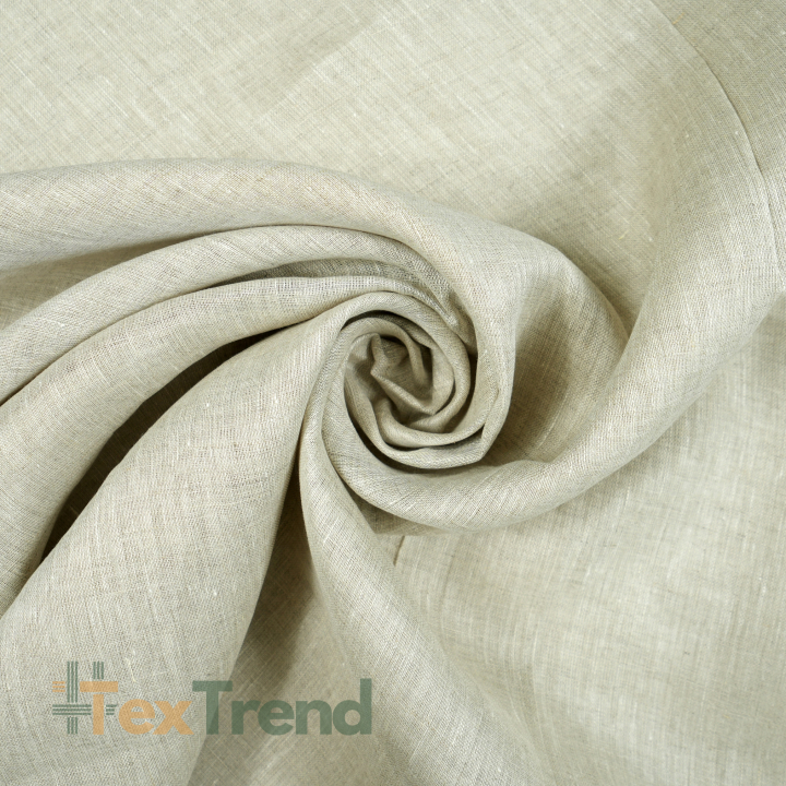 100% Leinen für Vorhänge natur - 90g (5)