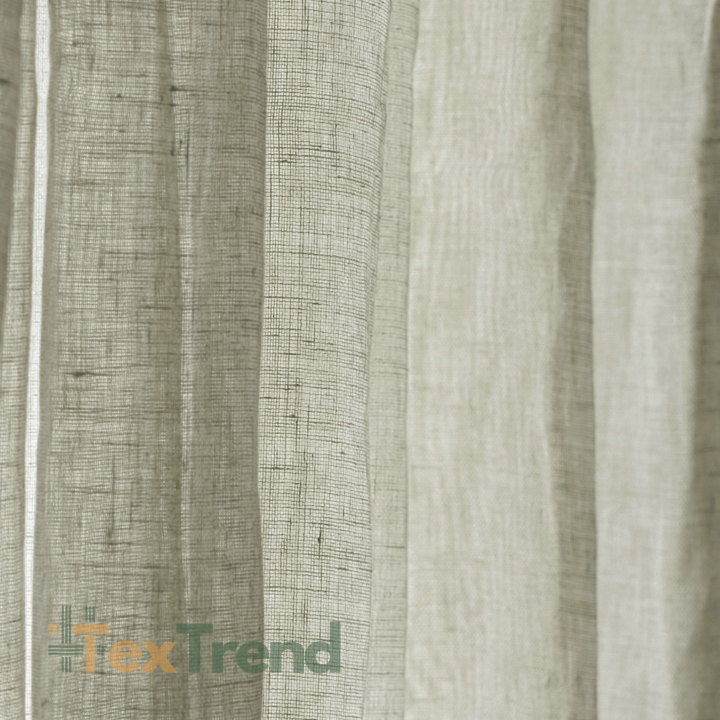 100% Leinen für Vorhänge natur - 90g (5)