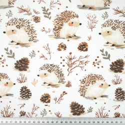 100% Leinen dekorativ naturbelassen Melange - 280g - (27)