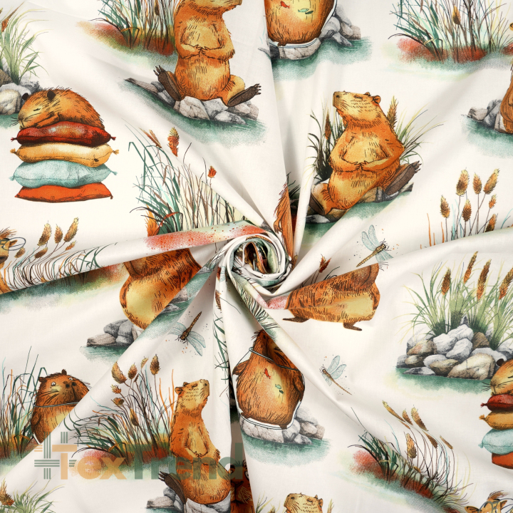 Vorhangsamtt - warmes Khaki