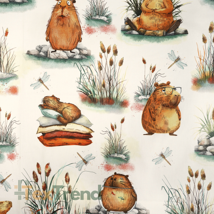 Vorhangsamtt - warmes Khaki