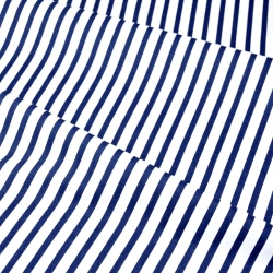 100% Baumwolle Streifen marineblau  