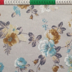 Canvas Vorhang Blumen 10  